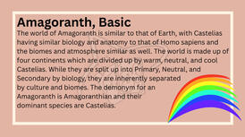 Species Worldbuilding